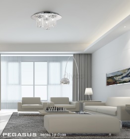 Pegasus Crystal Ceiling Lights Diyas Flush Crystal Fittings Pegasus Crystal Ceiling Lights Diyas Flush Crystal Fittings